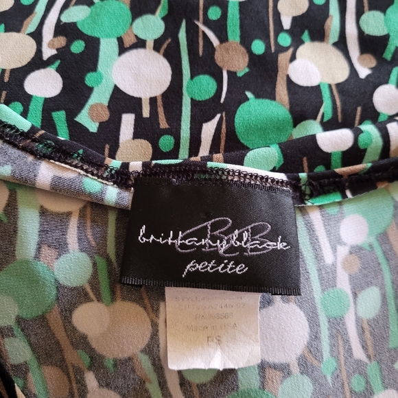 Vintage abstract funky print top - Picture 7 of 7